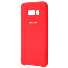Силіконовий чохол Silky Samsung Galaxy S8 + (червоний)