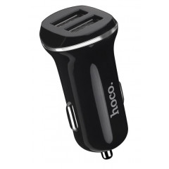 Автомобільний зарядний пристрій Hoco Z1 2.1A / 2 USB (Black)