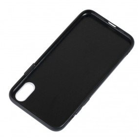 Чохол Glass Case Gradient iPhone XS Max (червоний-чорний)
