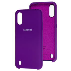 Чохол Silky Samsung Galaxy A01 (фіолетовий)
