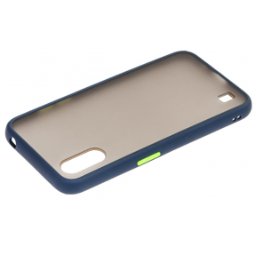 Чохол LikGus Maxshield матовий Samsung Galaxy A01 (темно-синій)