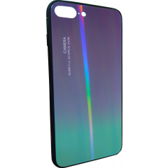 Чохол Glass Case Gradient iPhone 7/8 Plus (фіолетовий)