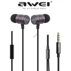 Вакуумні навушники-гарнітура Awei ES-Q5i (сірий)