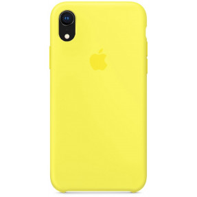 Чохол Silicone Case iPhone XR (лимонний)