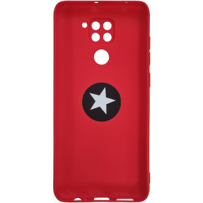 Чохол Ring Color Xiaomi Redmi Note 9 (червоний)