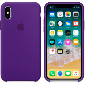 Чохол Silicone Case iPhone XR (фіолетовий)
