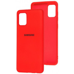 Чохол Silicone Case Samsung Galaxy A31 (червоний)