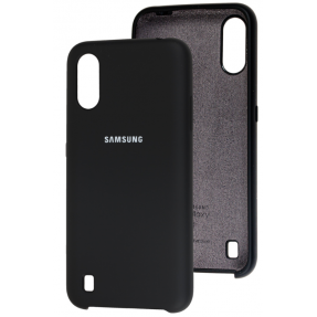 Чохол Silky Samsung Galaxy A01 (чорний)