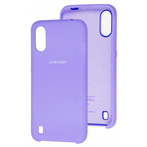 Чохол Silky Samsung Galaxy A01 (лавандовий)
