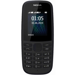 Nokia 105 Single Sim 2019 (Black) TA-1203