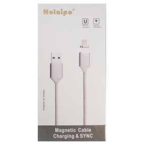 Магнітний кабель Nolaipo MC-02 For IPhone (срібний)