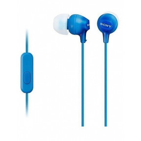 Вакуумні навушники-гарнітура Sony EX-15AP Original (Blue)