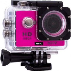 Экшн-камера ATRIX ProAction W9 Full HD (pink) 