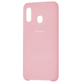 Чохол Silky Samsung Galaxy A20/A30 (пудра)