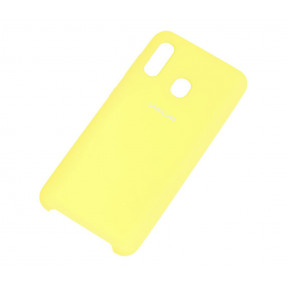 Чохол Silky Samsung Galaxy A20/A30 (жовтий)