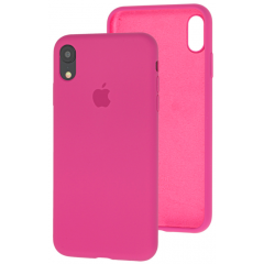 Чохол Silicone Case iPhone XR (яскраво-рожевий)