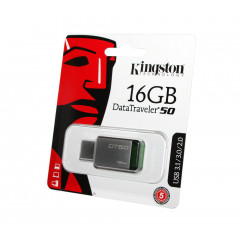 Флешка USB Kingston 16GB USB DT 50 (Metal)