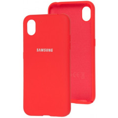 Чохол Silicone Case Samsung A01 Core (червоний)