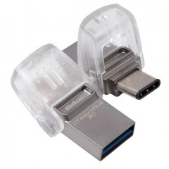 Флешка USB Kingston DT MicroDuo micro Type-C OTG 32Gb (Metal)