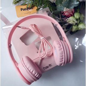 Накладні навушники Havit HV-2262D (Pink)