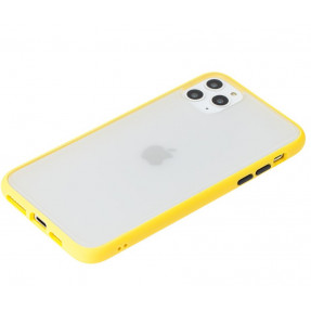 Чохол LikGus Maxshield матовий iPhone 11 Pro Max (жовто-чорний)