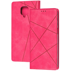 Книга Business Leather Xiaomi Redmi Note 9s/9 Pro (малиновий)