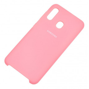 Чохол Silky Samsung Galaxy A20/A30 (рожевий)