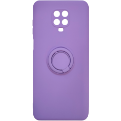 Чехол Ring Color Xiaomi Redmi Note 9s/9 Pro (фиолетовый)