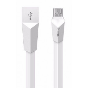 Кабель Hoco X4 Micro USB (білий) 1.2м