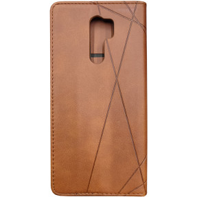 Книга Business Leather Xiaomi Redmi 9 (коричневий)