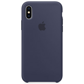 Чохол Silicone Case iPhone Xs Max (темно-синій)