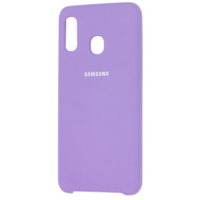 Чохол Silky Samsung Galaxy A20/A30 (лавандовий)