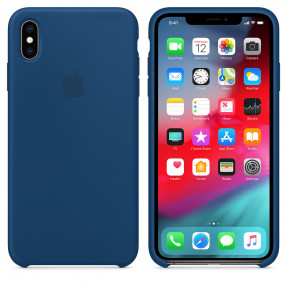 Чохол Silicone Case iPhone Xs Max (синій)