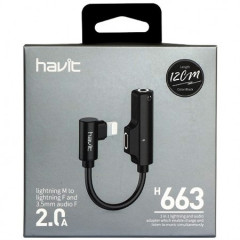 Кабель Havit HV-H663 AUX 3.5mm аудіо кабель