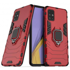 Чохол Armor + підставка Samsung Galaxy A31 (червоний)