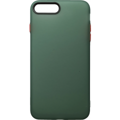 Чохол силіконовий матовий iPhone 7/8 Plus (зелено-червоний)
