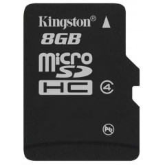 Карта пам'яті Kingston micro SD 8gb (4cl)