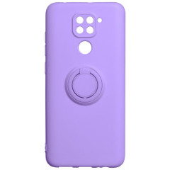 Чехол Ring Color Xiaomi Redmi Note 9 (фиолетовый)