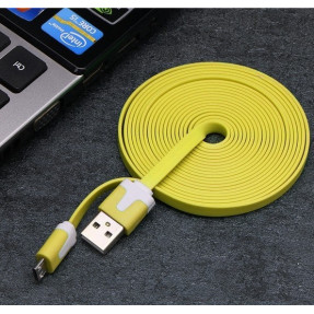 Кабель X38 Micro USB (жовтий) 2м