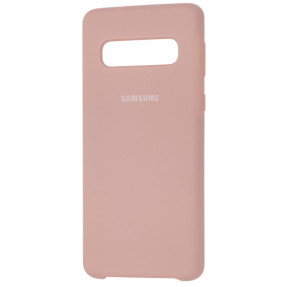 Чохол Silky Samsung Galaxy S10 (бежевий)