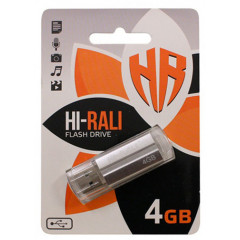 Флешка USB Hi-Rali Corsair series 4gb (Silver)