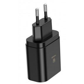 Сетевое зарядное устройство Baseus Mirror Lake Intelligent 3.4А 3 USB (CCALL-BH01) Black