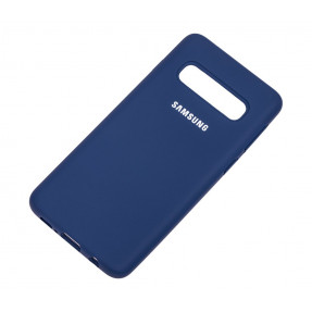 Чохол Silky Samsung Galaxy S10 (синій)