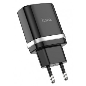 Мережевий зарядний пристрій Hoco C12Q Smart QC3.0 (чорний)