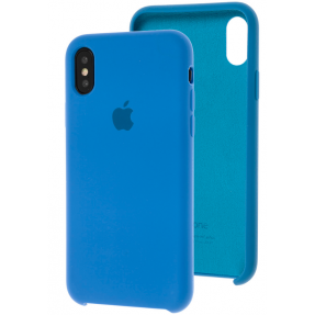 Чохол Silicone Case iPhone Xs Max (світло-синій)