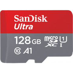 Карта пам'яті SanDisk Ultra microSD 128gb (10cl)