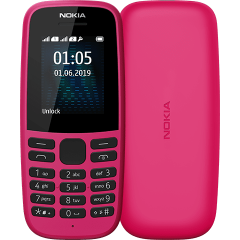 Nokia 105 Single Sim 2019 (Pink) TA-1203