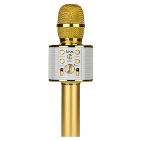 Безпровідний мікрофон караоке Hoco BK3 Cool (Gold)