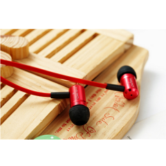 Вакуумні навушники-гарнітура WallyTech (Red)