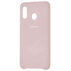 Чохол Silky Samsung Galaxy A20/A30 (бежевий)